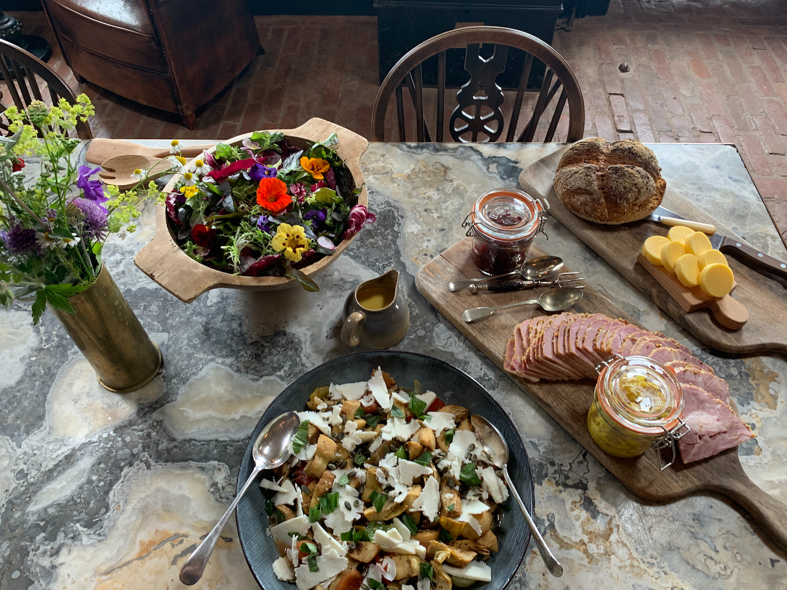 Garden salad lunch